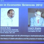 Los matemáticos Roth y Shapley, premios Nobel de Economía de 2012