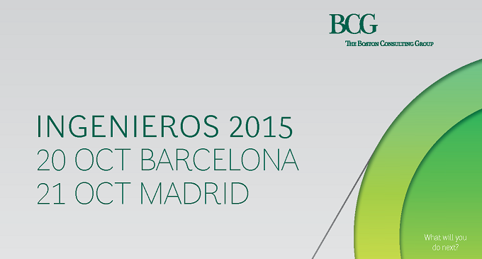 2015 Evento BCG para ingenieros en Barcelona y Madrid