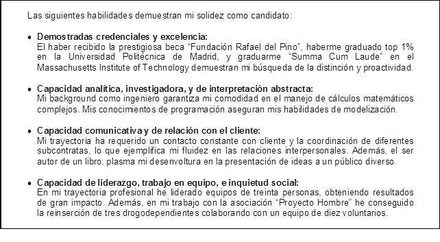 Guía para redacción carta de presentación  club-mba.com